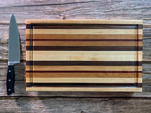 Load image into Gallery viewer, Personalized Juice Groove Cutting Board STYLE 3