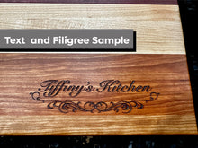 Load image into Gallery viewer, Personalized Cutting Board STYLE 3
